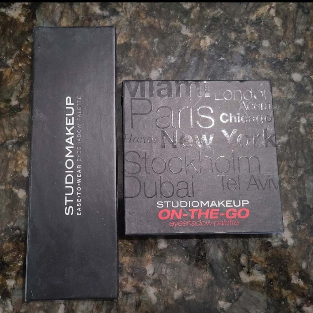 Studio eyeshadow bundle. Easy to Wear palette On the Go palette